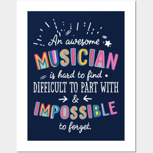 An awesome Musician Gift Idea - Impossible to Forget Quote Posters and Art